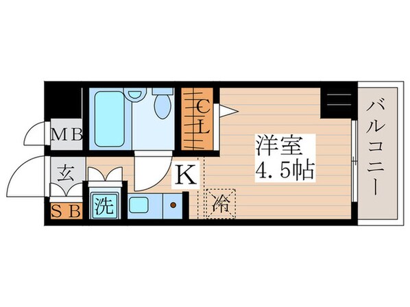 ウィンベルソロ国分寺第１の物件間取画像